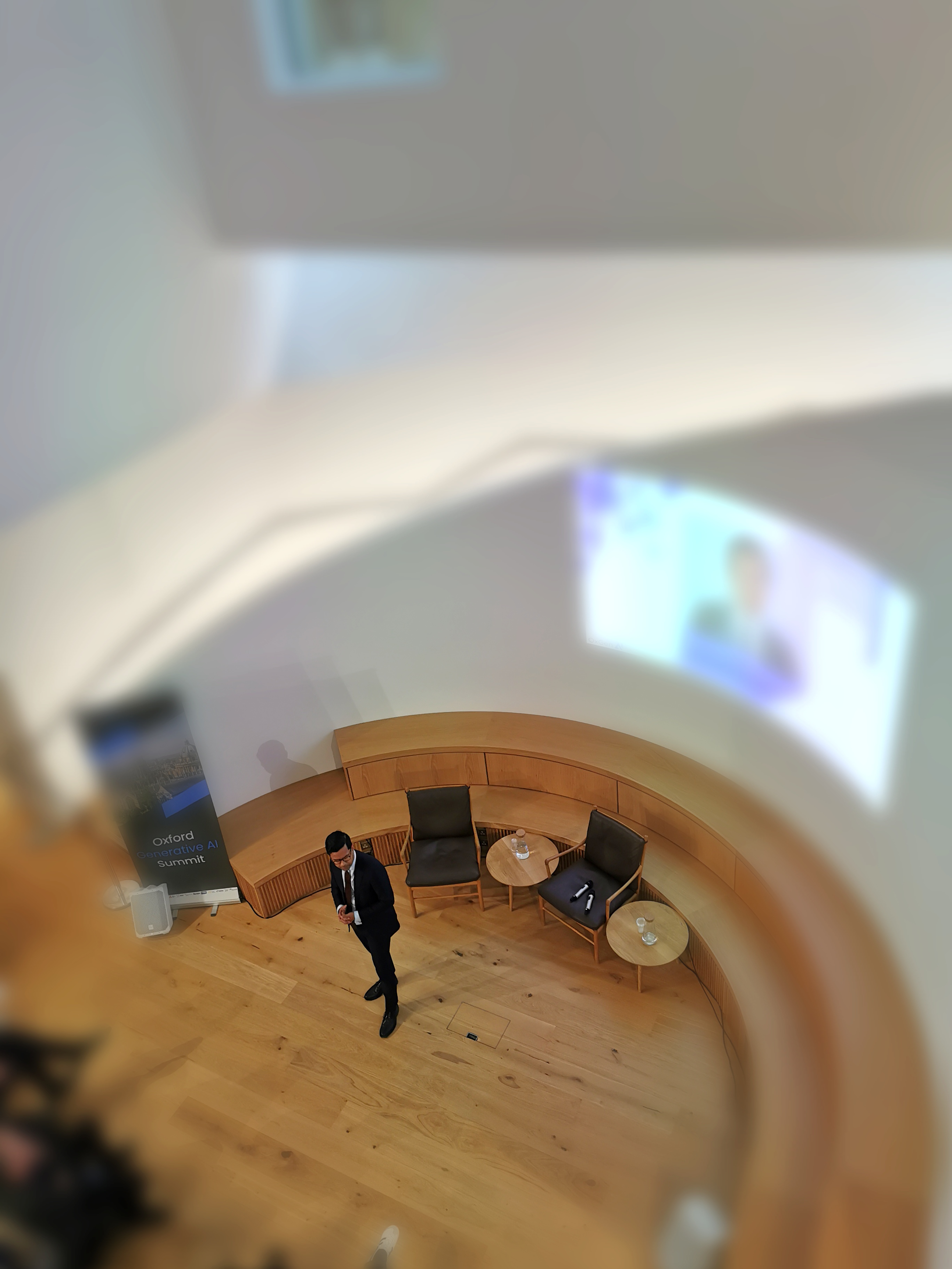 Conference talks auditorium